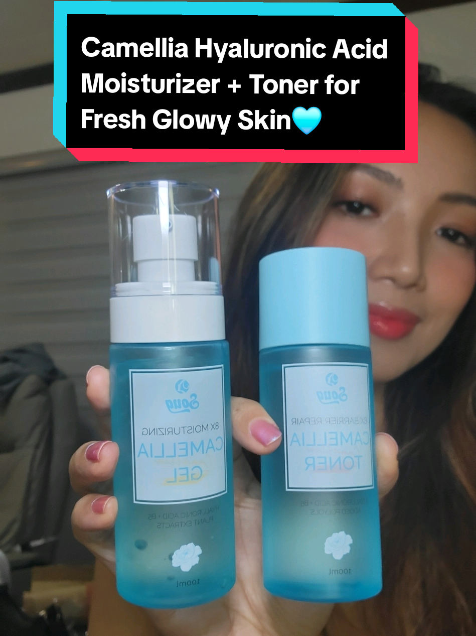 Soug Camellia Moisturizer and Toner💙🩵 #soug #sougtoner #sougmoisturizer #skincare #moisturizer 