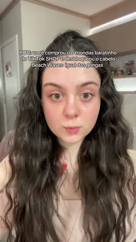Cabelo Beach Waves 😱🌊 #hair #beachwaves #beautytips #creatorsearchinsight #fyp 