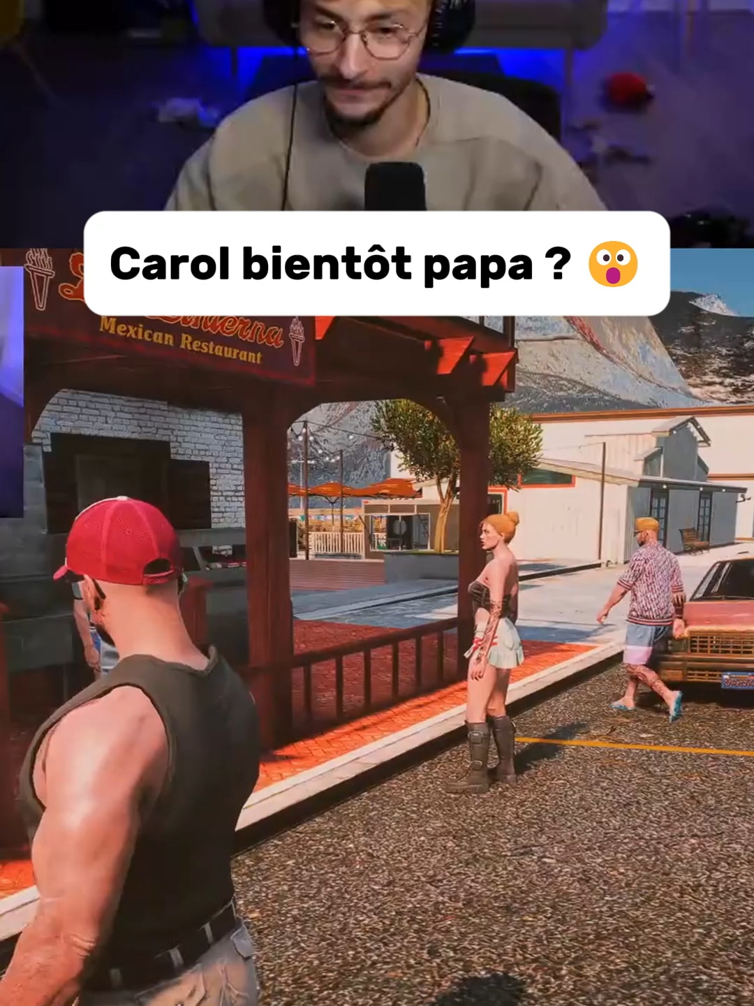 Carol bientôt papa ? 😮 @toujoursnikos  #Flashback #flashbackV5 #fivem #pourtoi #gtaviral #gta #foryou #roleplay #fyp #viral #jltomy #nikos #sasp #carol #chelsea #papa #dad