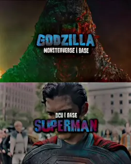 MV Godzilla vs DCU Superman #edits #monsterverse #DCU #godzilla #superman 