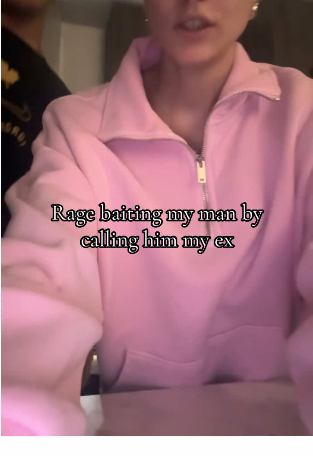 rage baiting my man by calling him my ex, but it uno reverses #fyp #couples #ragebait 