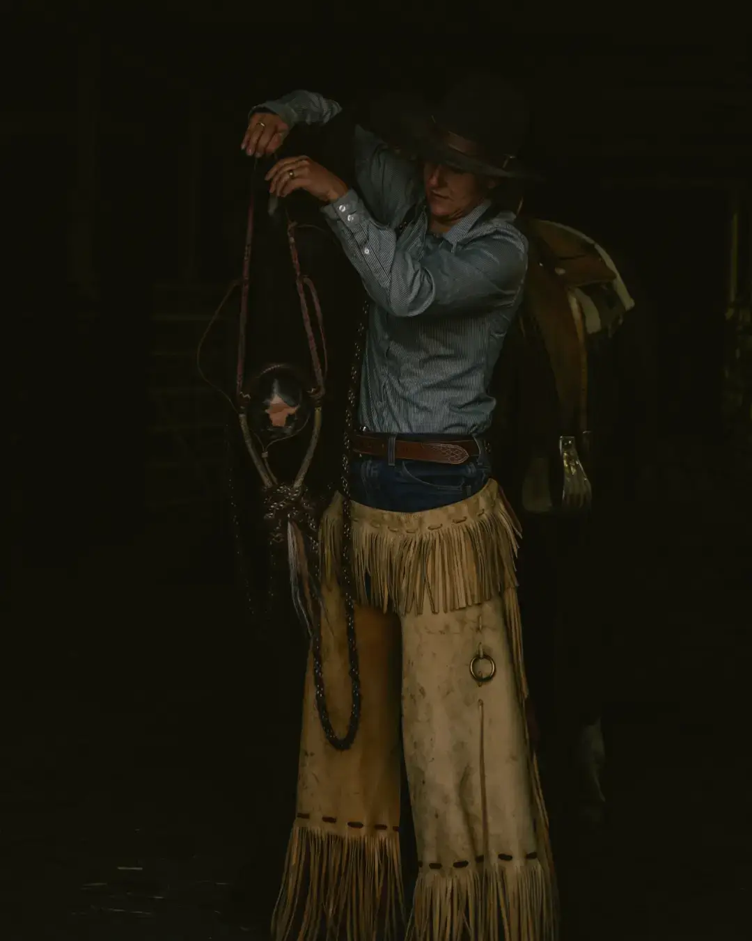 much love to @Kaitlin | photographer for these amazing captures. 2 posts in one day seems like a lot but this little shoot we did deserves it 🫶  #fyp #foryoupage #hackamore #reata #westernphotography 