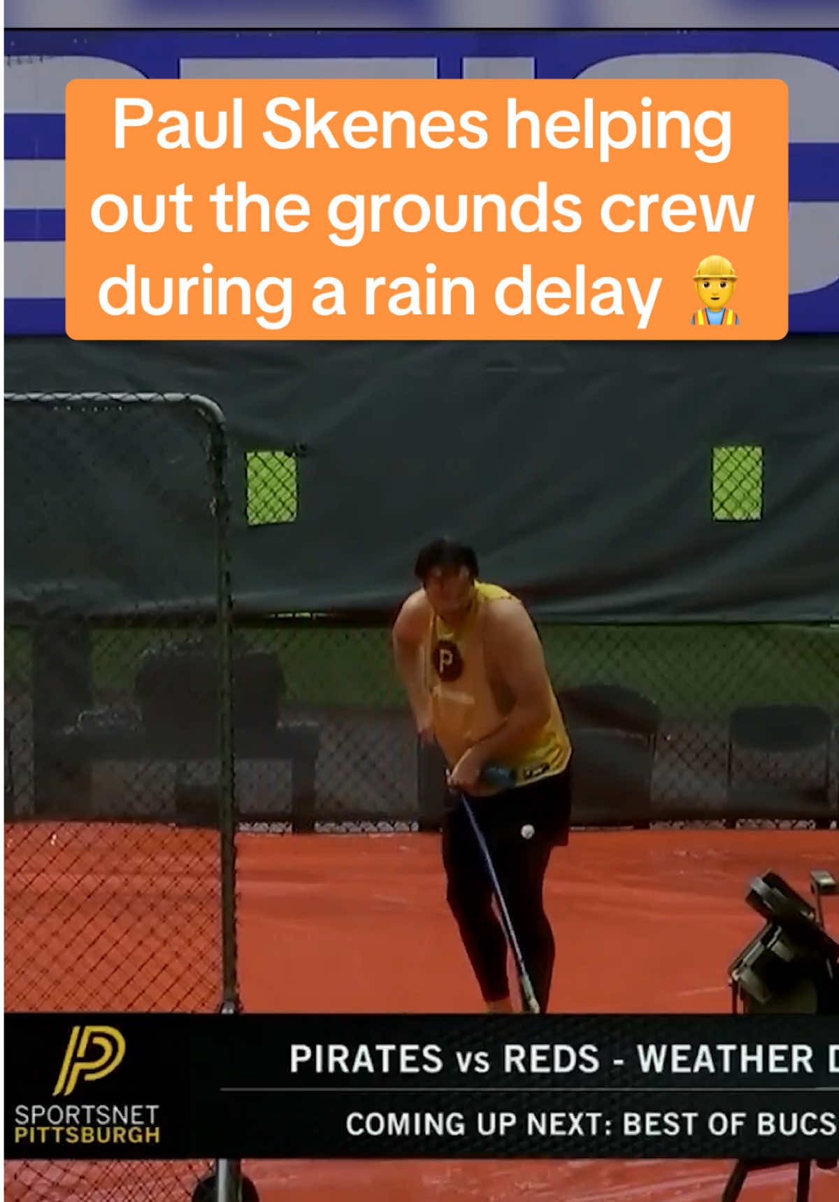 One day after becoming the youngest qualified pitcher to finish a season with a sub-2.00 ERA since 1985, Paul Skenes got back to work 🧹 (via @MLB, SportsNet Pittsburgh)  #baseball #MLB #pittsburgh 