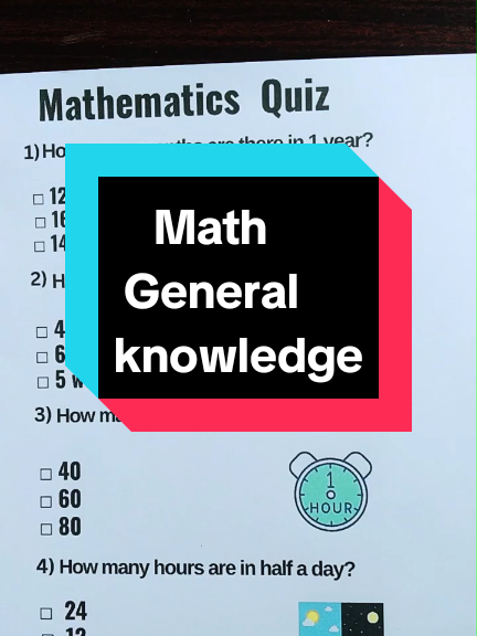 Mathematics General knowledge Quiz Can you get 7/7? #mathematics #generalknowledge  #quiz #quiztime #trivia 