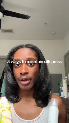 As I learn more I share more, these are my 3 methods on how I maintain my silk press throughout the week.  #silkpress #silkpress  @amika the shield @The Drybar triple sec finishing spray