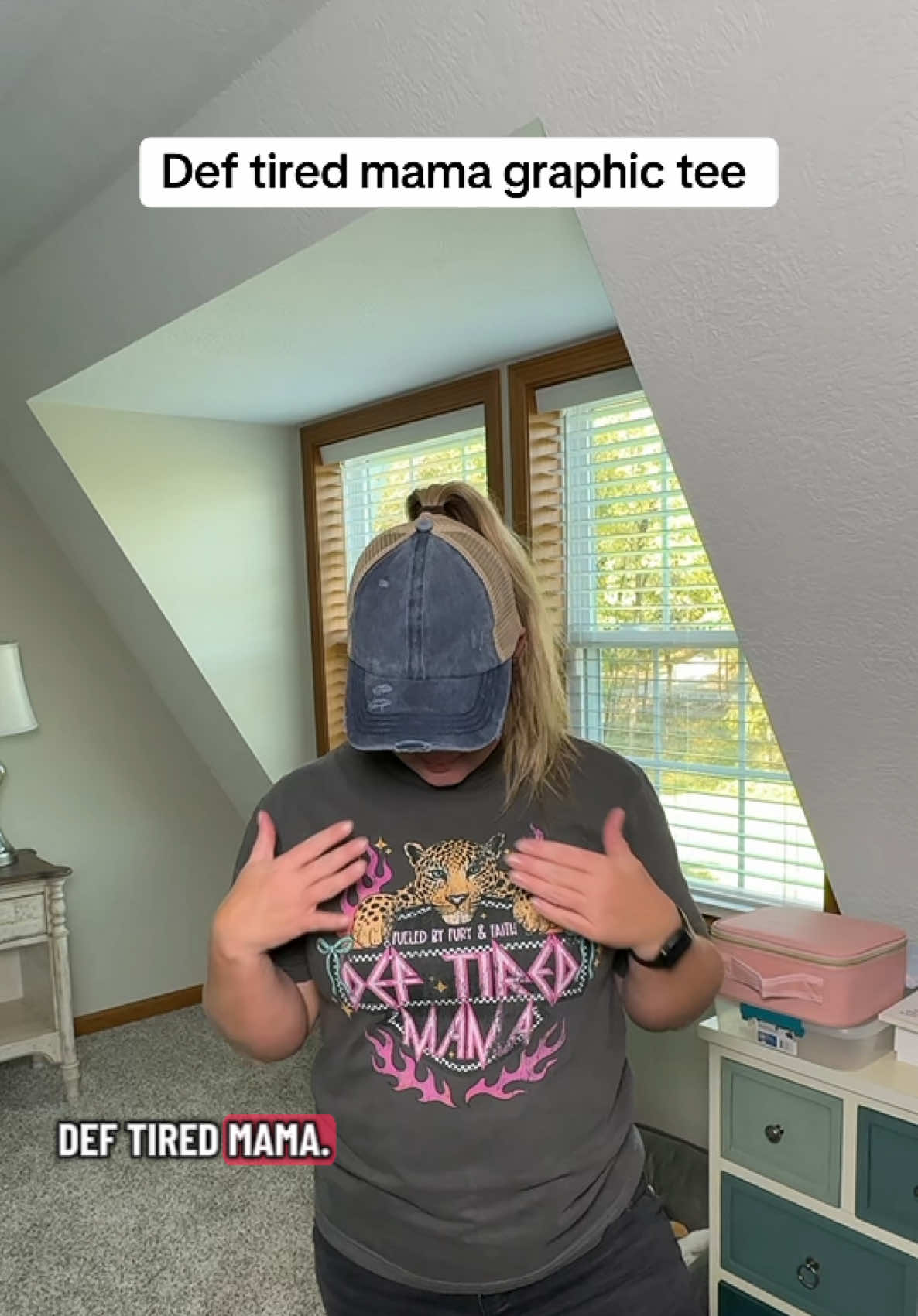 You’ll get free shipping too! 🙌 #tiredmama #mamasoftiktok #mamas #graphictee #womensfashion 