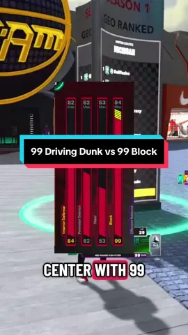 99 BLOCK VS 99 DRIVING DUNK🔥😱👀  #nba2k26content #nba2k26park #nba2k26bestsigs #nba2k26news #nba2k26meta 