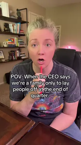 Your work is not a family #layoffs #layoffseason #worksucks #ihatemyjob #worksuckstoday 