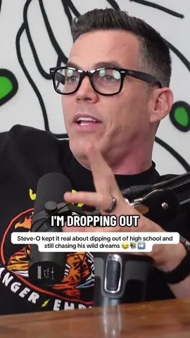 link in bio for full video Steve-O shares the story of leaving high school behind and how that decision shaped his path into the crazy, unpredictable life he’s known for today. With his trademark humor and raw honesty, he proves that taking risks and following your own lane can still lead to success. Fans get a mix of comedy, inspiration, and classic Steve-O energy in this clip. #fyp #viral #steveo #jackass #standupcomedy     