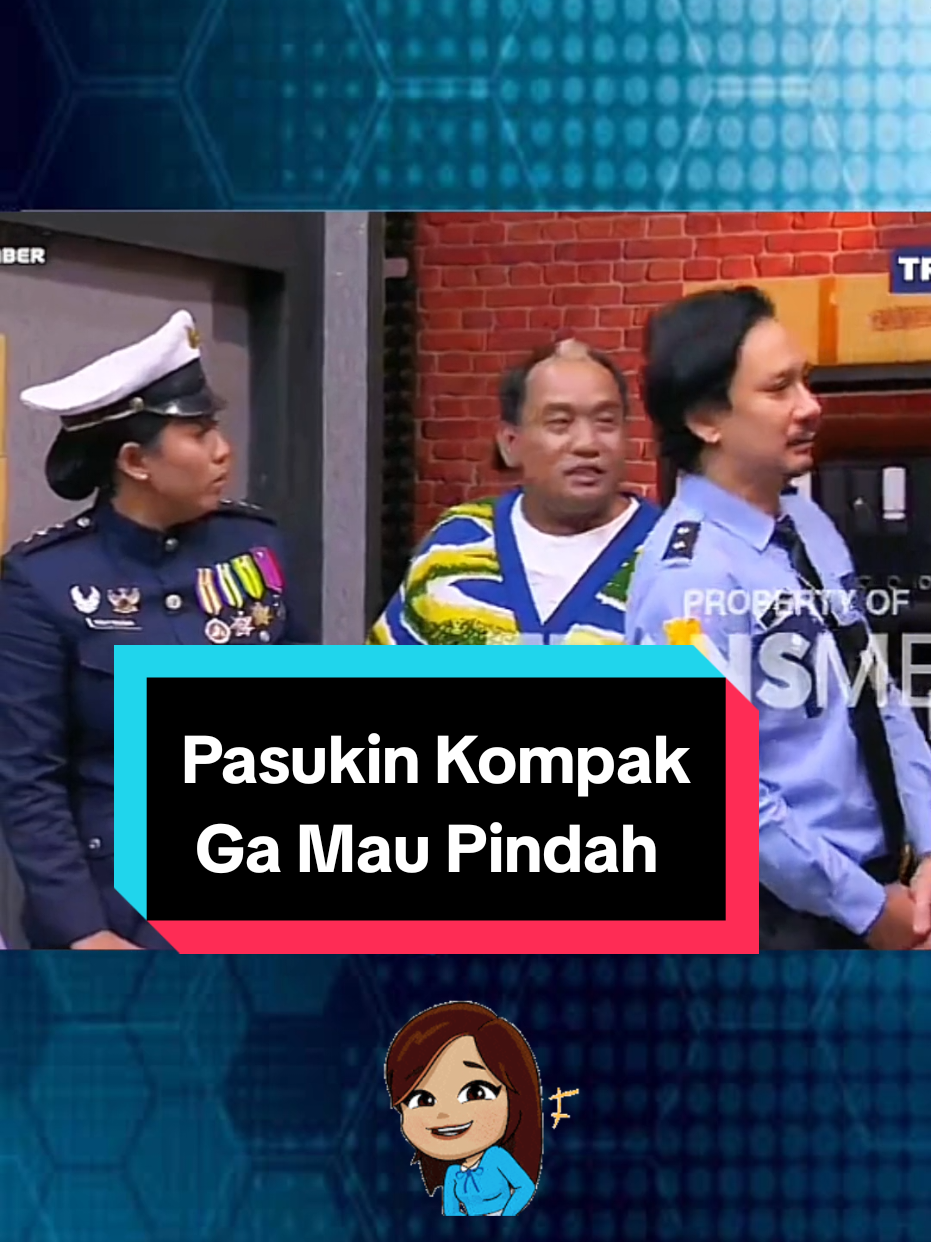 Pasukin kompak ga mau pindah 😆 #laporpak7 #trans7official #rizkyinggar #azisgagap #longvideos 