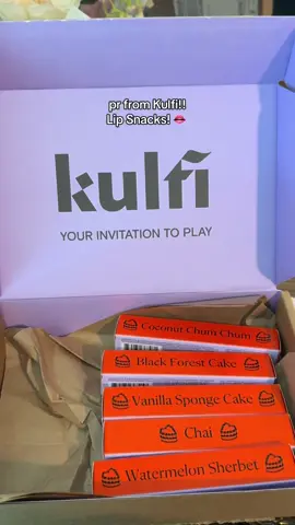 I literally have one in each of my bags. The Chai is by far my favorite ✨I’m loving how these are not even sticky & smell just like their name😍 thank you @Kulfi Beauty for sending over these lip snacks!!!