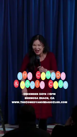MONIQUE MARVEZ Live @ The Comedy and Magic Club. Join us for some serious laughter with the amazing @moniquemarvez on Thursday December 4th @ 8pm !!! Get ready for an unforgettable evening with Monique Marvez!  A seasoned comedian known for her sharp wit and hilarious takes on life, relationships, and culture, Monique blends personal anecdotes with razor-sharp observations.  Her unique style and relatable humor create a connection that keeps audiences laughing from start to finish.  Don’t miss your chance to experience her comedic brilliance live—it’s a show you’ll be talking about long after the laughs fade. Her DryBar special was the channel’s NUMBER ONE released in 2024 with 52 million views on their site alone and hundreds of millions of views on platforms worldwide making her the go to for podcasters, vetted show runners and MORE FANS globally! Get your tickets at:  www.comedyandmagicclub.com Doors: @ 6:30pm Show: @ 8pm Ages: 18+ $27.00 including fees #standupcomedy #comedyandmagicclub #hermosabeach  #comedians #funny       2 Item Minimum