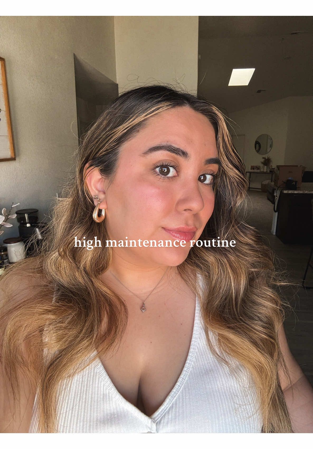 she looking cute🤭🤪  along with caring for my sleep + eating better - I feel so good🥹🕺 • • #highmaintenance #highmaintenanceroutine #selfcareroutine #glowuptips #glowingskincare 