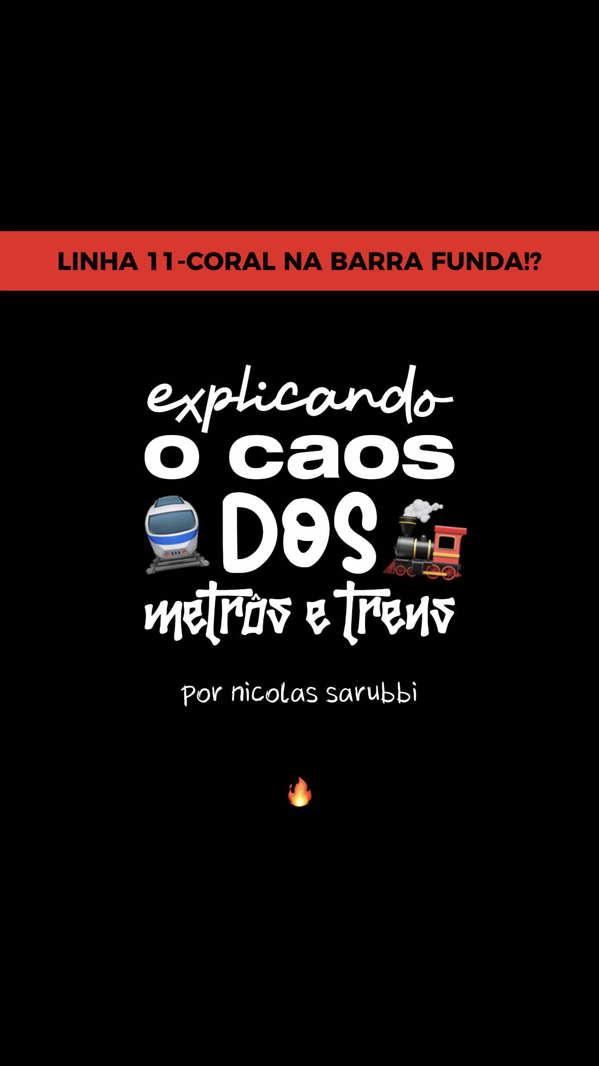 SEMPRE CULPA DA LINHA CORAL!!?? #saopaulo #metro #trem #novidade 