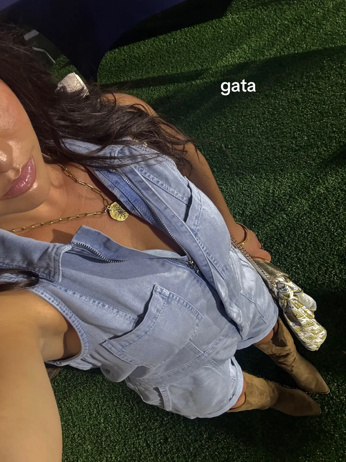 Georgia Southern game day fit check 💙💛 #gameday #gamedayoutfit #gsu #georgiasouthern #football 