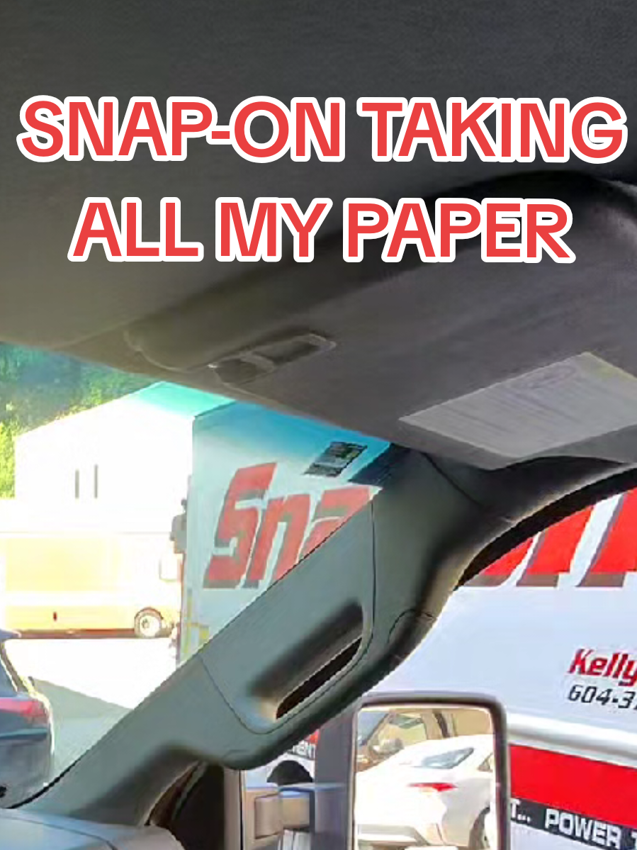 No one has any money when the Snap-On trucks around 🤣 #snapon #foodtruck #mechanic #lunch #food
