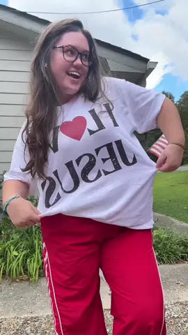 This shirt says it all 🤍 #jesuslovesyou #jesus #OOTD #walmartfinds #jesussaves 