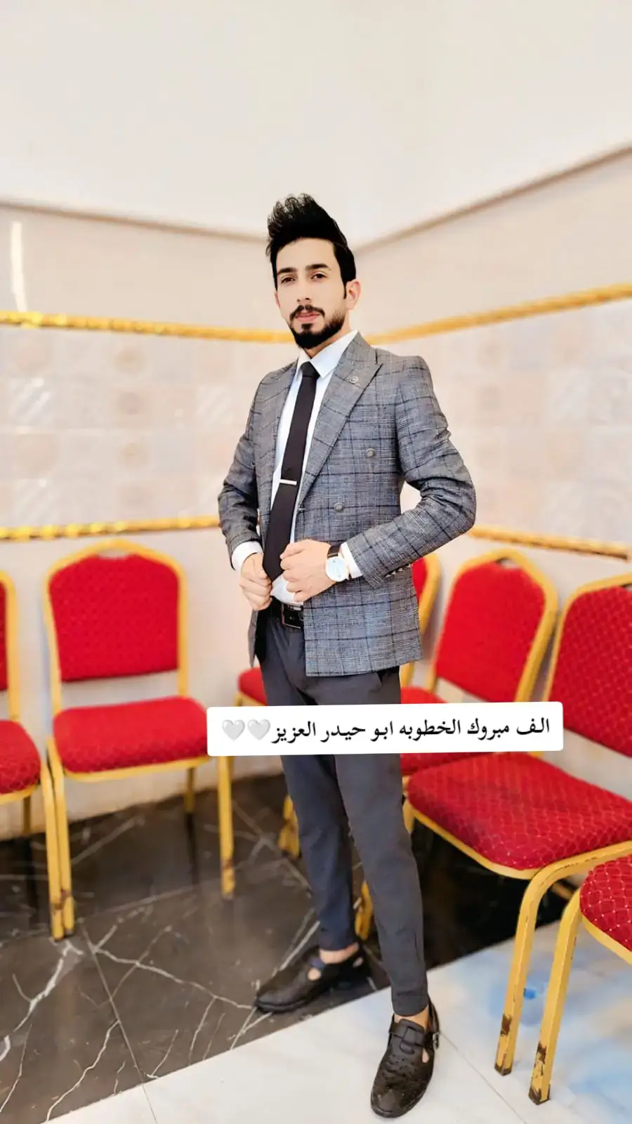 الف مبروك الخطوبه خالي @ريےاض محمد اڷطائيے 🤍🤍