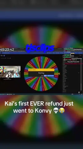 Kai Cenat was about to fly out a sub, but when it landed on Konvy (linked with Adin Ross) he refunded him on stream instead 😂 first time ever! #KaiCenat #AdinRoss #TwitchClips #Streamers #FunnyClips    