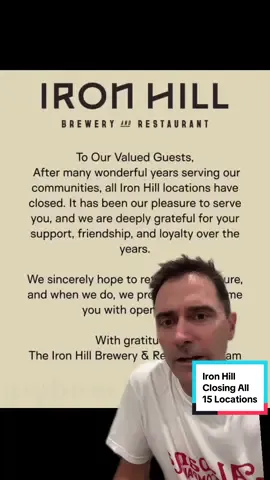 Replying to @🗣devon  *Newark, DE (not NJ, my bad) not great news here and sounds like something major changed over the last month. Do you think this is more about the challenges of running a brewery in 2025 or a restaurant? Perhaps the perfect storm?  #ironhillbrewery #craftbeer #brewpub 