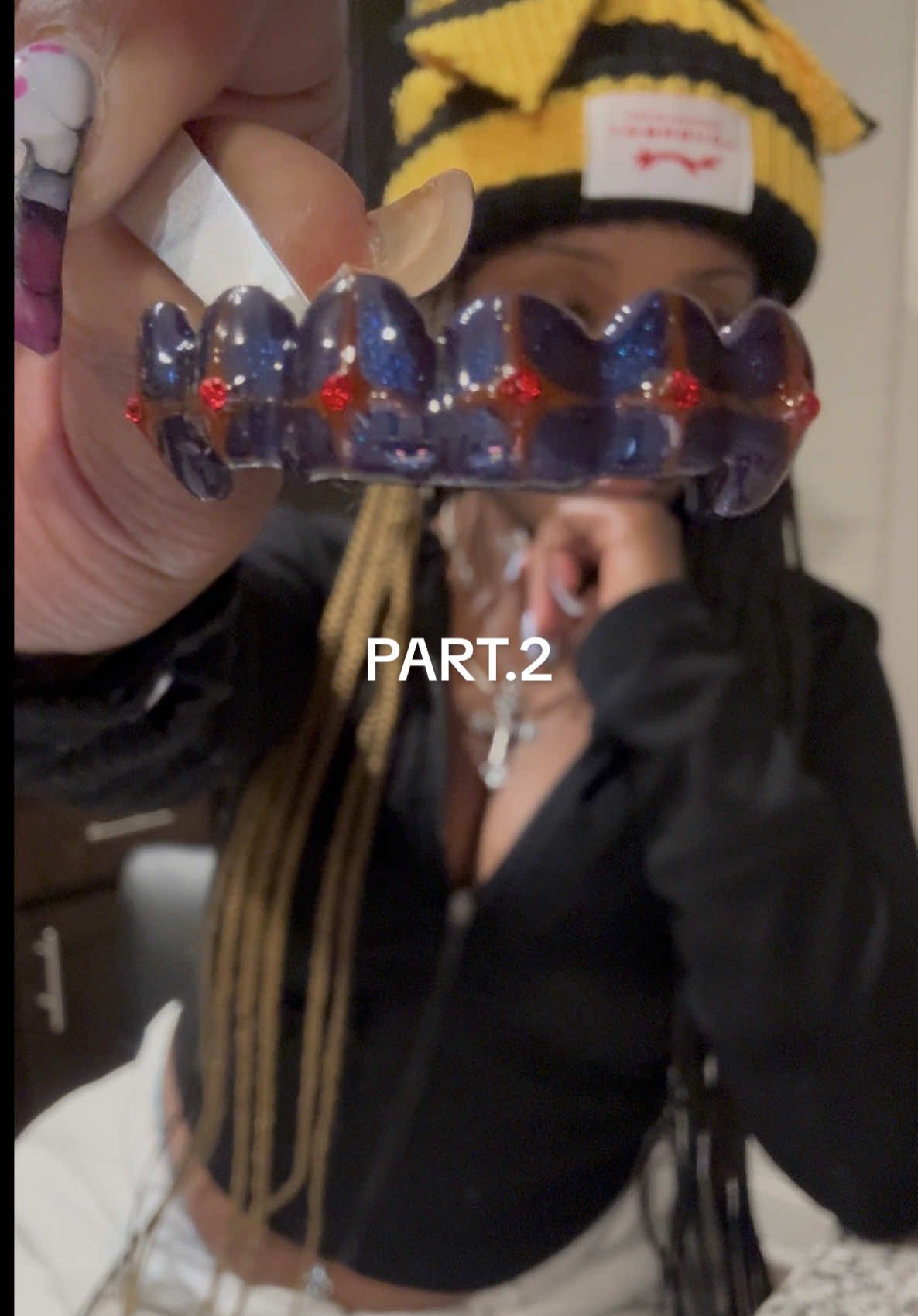 Part 2😘 #grillz #tutorial #fyp 