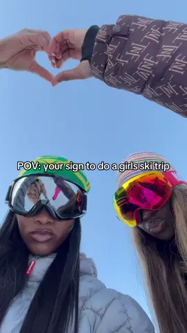 Winter trips are a vibe #skitrip #viral #blackgirltiktok #vacation #traveltiktok 