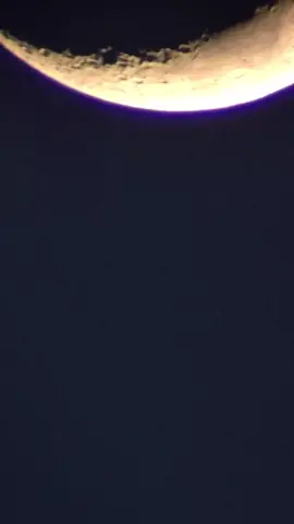 Registrando a Lua Nova no céu do Piauí  #s24plus #telescope #viraltiktok #lua #moon 