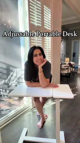 This adjustable, portable desk by @Sweetcrispy Official is a must have by pretty much everyone! #adjustabledesk #portabledesk #desksetup #teachersoftiktok #contentcreatormusthaves 