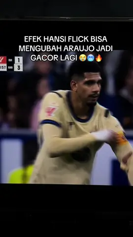 hansi flick's effect #araujo #hansiflick #fcbarcelona #barcelona #viscabarca🔴🔵 