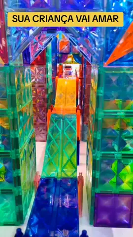 ✨ Transforme brincadeira em aprendizado! Com os Blocos Magnéticos, seu pequeno constrói, cria e se diverte enquanto desenvolve habilidades incríveis. 🧩🚀 #BrinquedoEducativo #BlocosMagnéticos #DiversãoCriativa #diadascrianças  #Mães 