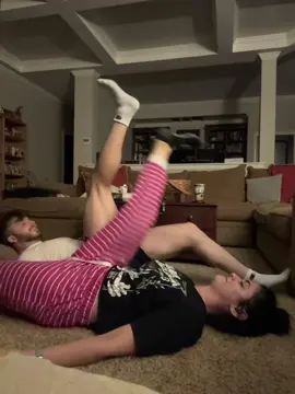 Leg wrestling is serious 🫣 #legwrestling #wrestling #legstrength #girlvsboy #fypシ 