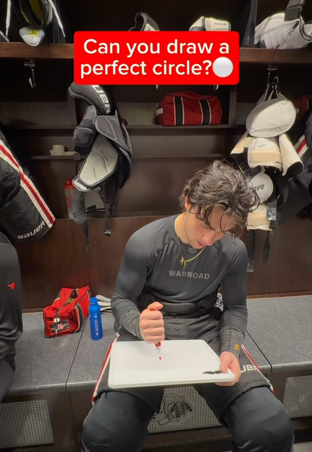 work smarter not harder🔴 #blackhawks #connorbedard #franknazar #drawacircle #NHL 