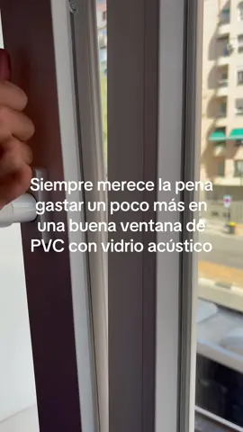 Este es el resultado de poner una ventana de PVC marca Cortizo con vidrio climalit Silence #cortizo#confort #calidad 