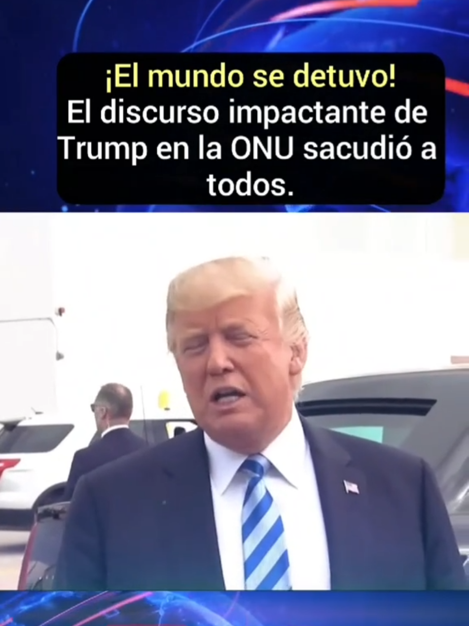 El discurso de Trump en la ONU sacudió los cimientos diplomáticos: un mensaje directo al pueblo que sorprendió al mundo. #Trump #ONU #Diplomacia #NoticiasHoy #parati 