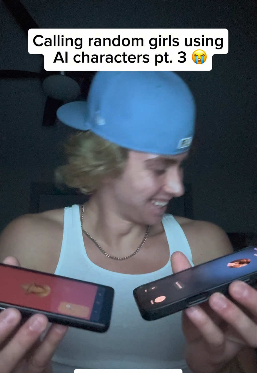 Calling random girls using AI characters pt. 3 #fyp #viral #funny 