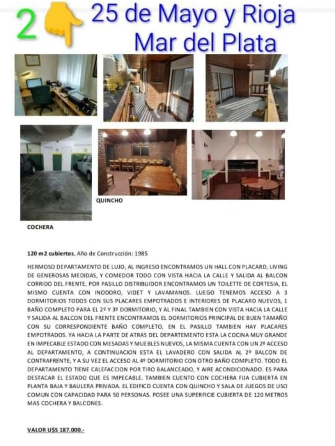Departamento muy grande! #mdq #mdp #mardelplata #ventadepartamentomardelplata #ventadepartamento #alquileresmardelplata #ventadepartamentosmardelplata #ventadepartamentos #alquilermardelplata #alquiler #cochera #ventas