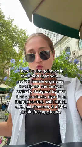 Some good news, we’re here for you 💛 #womeninstem #tampon #womenshealth 