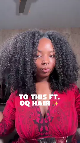 OQ Hair NEVER disappoints !! | Styling This 22 Inch Afro Curly 250% Density V-Part Wig 💇🏾‍♀️ | @oqhairshop @oqhairofficial | #oqhair #tiktoktopwigs #vpartwigs #crochetmethod #afrocurlywig 