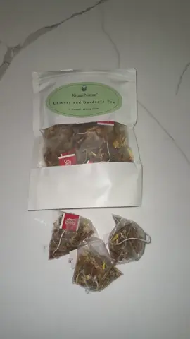 Soothe and energize naturally with natural Chicory Herbal Tea Packets.. it has rich, roasted flavor in every cup without the caffeine crash. Convenient and nourishing, they make it easy to enjoy a calming ritual that supports digestion and wellness anytime. #fyp #tea #teatok 