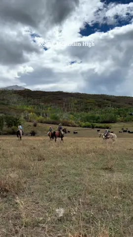 Colorado really is something else⛰️🌾🐴 #colorado #horses #cowgirls 