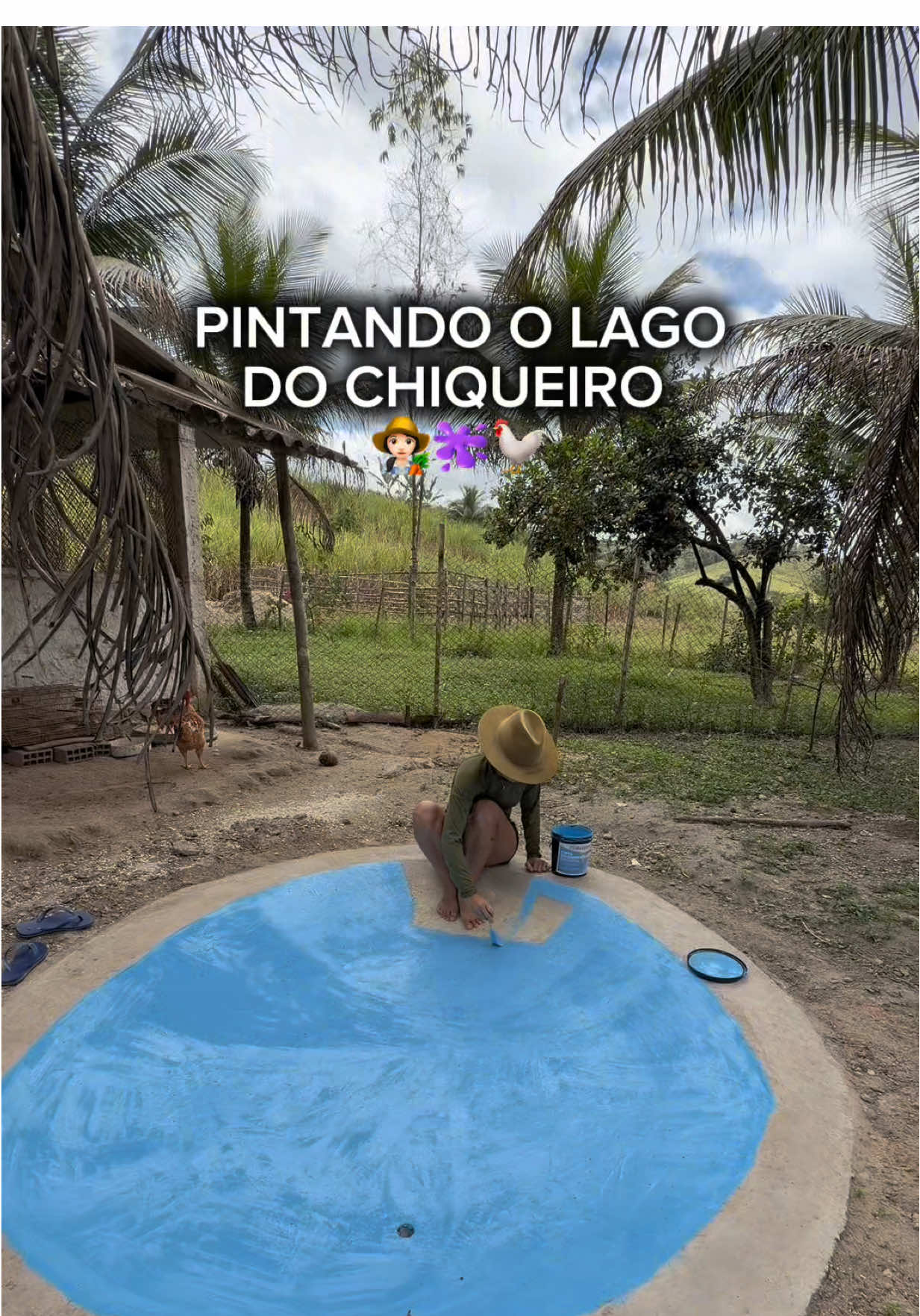 PINTANDO O LAGO DO CHIQUEIRO 