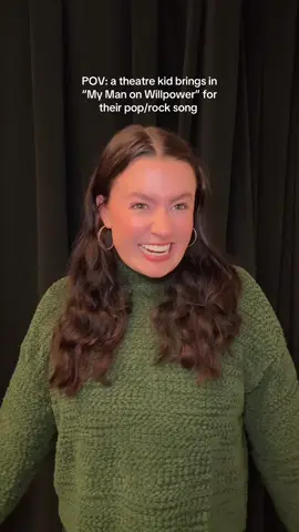 POV: a theatre kid brings in “My Man on Willpower” for their pop/rock song at an audition 🎭  #theatretiktok #musicaltheatre #theatrekid #pov #sabrinacarpenter 