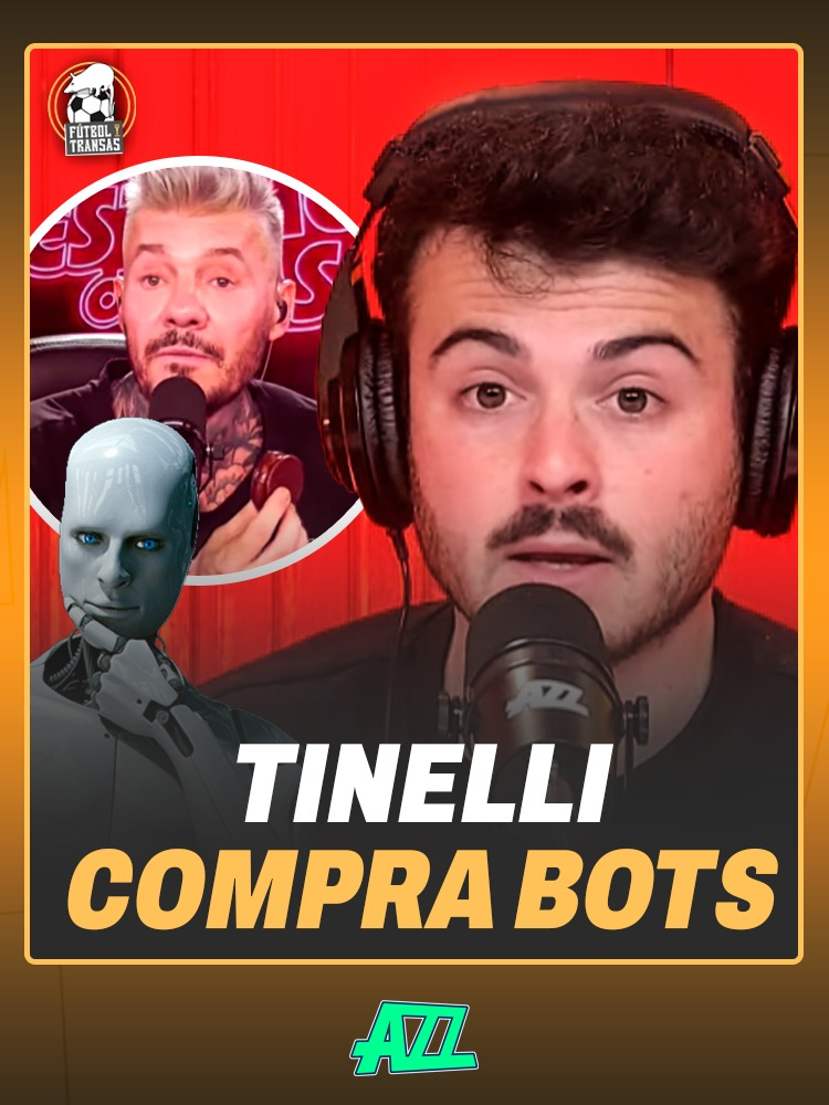¿Jugó Bottinelli 🤖? La posta del número de conectados en vivo de Tinelli en su debut en el streaming.  #FútbolYTransas    #streaming #fyp #bots #Tinelli