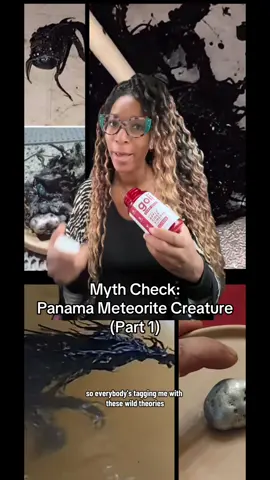 Myth Check: Panama Meteorite Creature (Part 1) We’re going to debunk these, step by step! #kinpanama #venom #marvel #symbiote #panamameteorite 