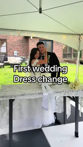 From our first backyard wedding in August!! I realized i still had so much from the day i wanted to share! I changed into my moms dress for my cake cutting and first dance with my dad 🫶🏼 