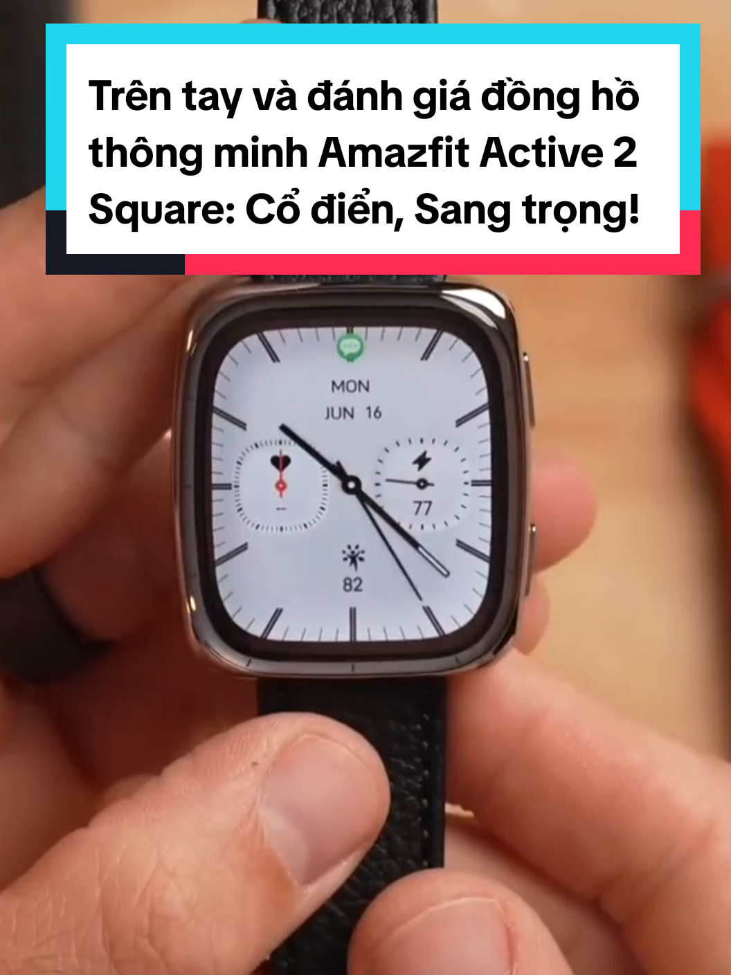 Trên tay và đánh giá đồng hồ thông minh Amazfit Active 2 Square: Cổ điển, Sang trọng! #socrv #amazfit #donghothongminh #smartwatch #amazfitactive2square 