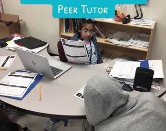 📚 Phenomenal Interventions: Peer Tutor 🌟 During interventions, my Red Group worked on the 2nd side of their CVCE Connected Text. Problem: I still needed to pull my Yellow Group. Solution: I asked my Classroom Librarian to step in and help her classmates finish the task. 🙌 Some students had to complete their Math Test, so I decided to wait until tomorrow to pull Yellow. Instead of taking back over, I let her finish the lesson! In this clip, you’ll see her working with peers on Text Evidence. 💡 👉 Educators: How do you use student leaders in your classroom? Be Phenomenal, Mr. Short ✨ #FYP #Education #MTSS #StudentLeadership #PhenomenalInterventions 