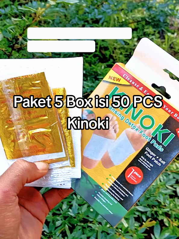 Promo 5 box kinoki detok  \#KinokiFootPatch #BuangRacunTubuh # #SStresHilangehatMudah #KlikSekarang