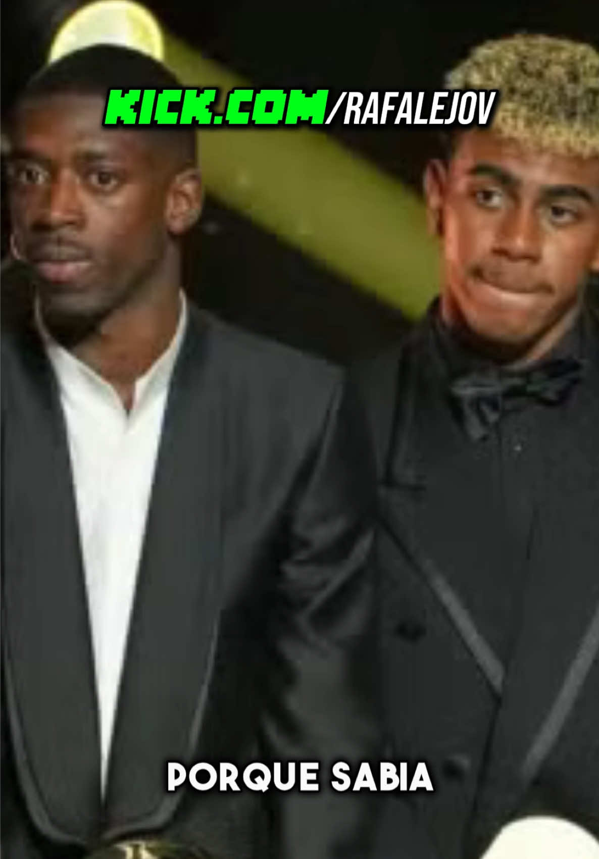 Lamine Yamal no fue el balón de oro, pero si la persona de oro.  #lamineyamal #dembele #balondeoro #psg #fcbarcelona