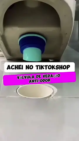 o mau cheiro não é do cocô e sim dos gases do esgoto. #valvuladevedaçao #tiktokshop 